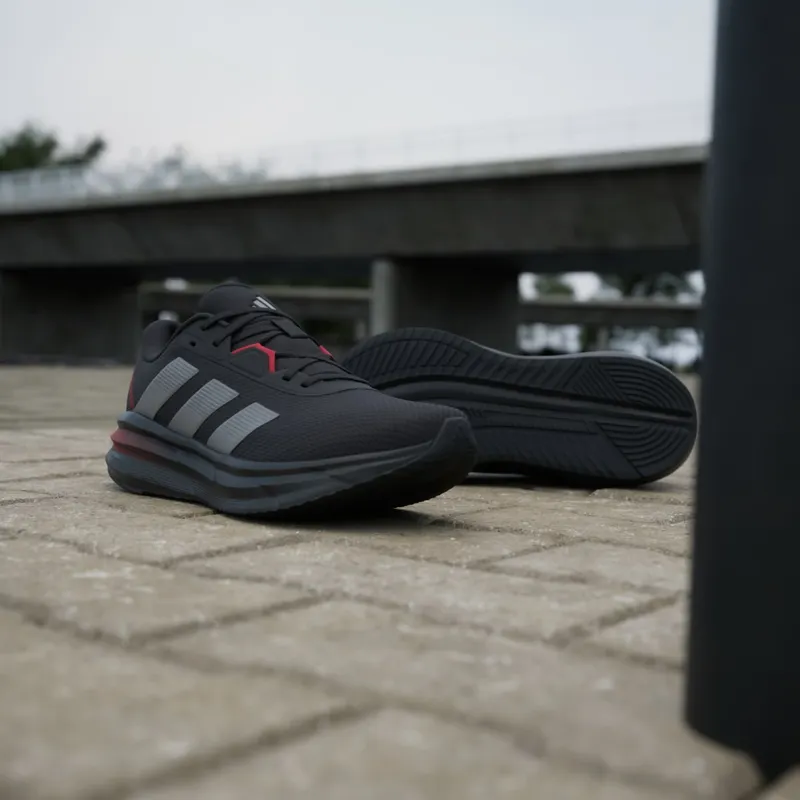 adidas Galaxy 7 Core Black Iron Metallic Better Scarlet (ID8755)