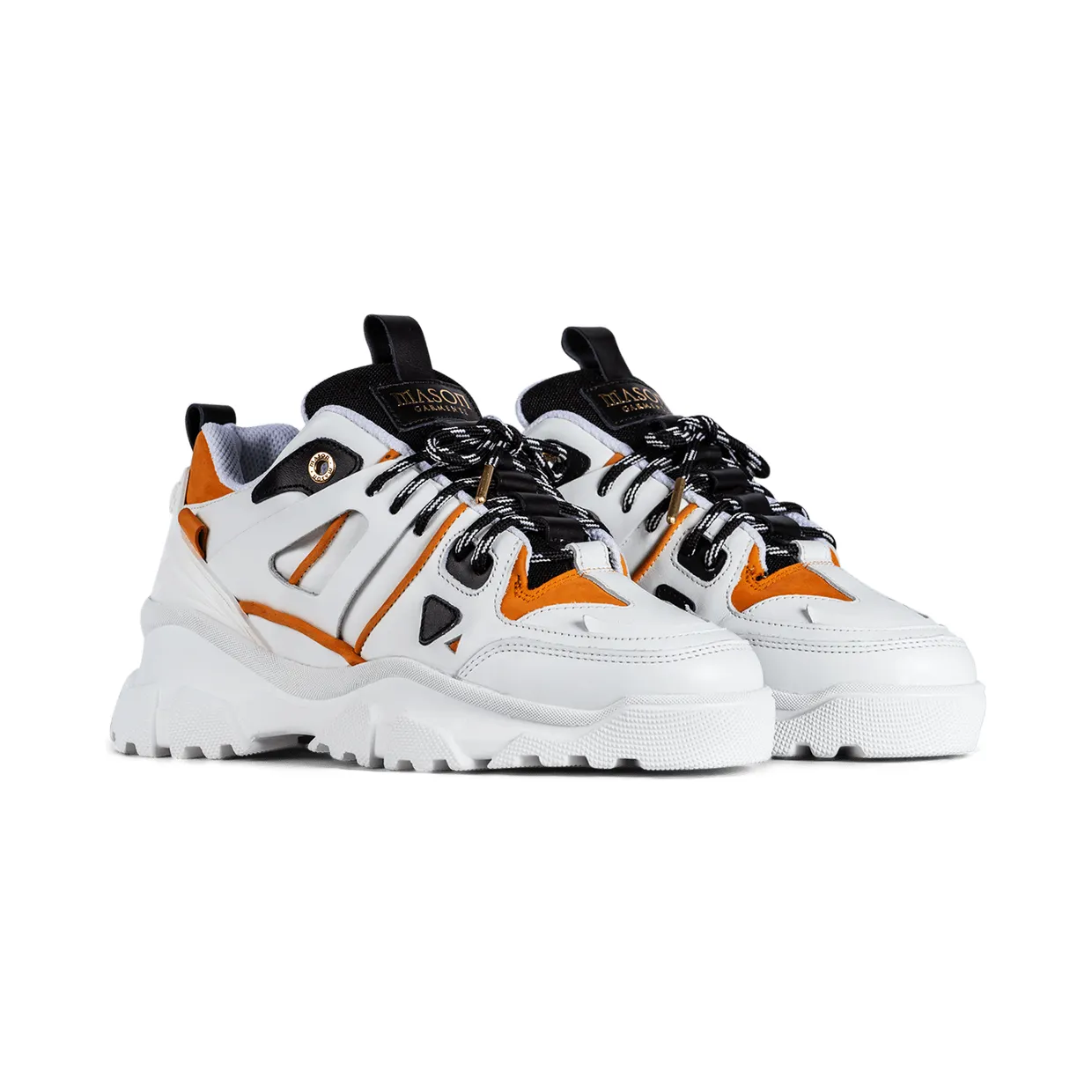 Mason Garments Genova II White / Orange / Black Weiß (SS21-35-3A)