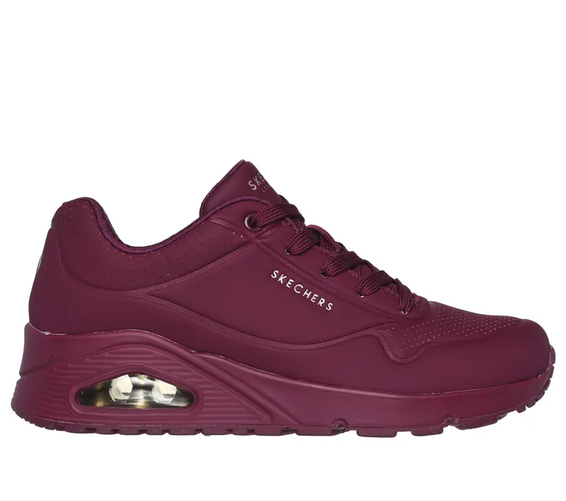 Skechers Uno – Stand on Air – Pruim (73690 PLUM)