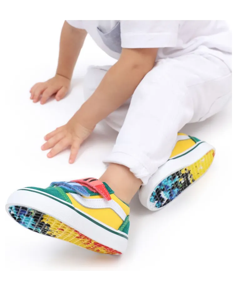 VANS Vans X Crayola Old Skool V Cr Schoenen Voor Peuters Multicolour (VN0A5EE1ARR)