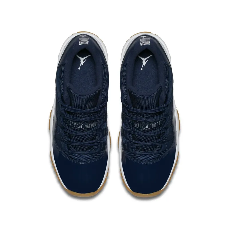 Jordan 11 Retro Low Midnight Navy (GS) Midnight Navy/White-Light Gum Brown (528896-405)