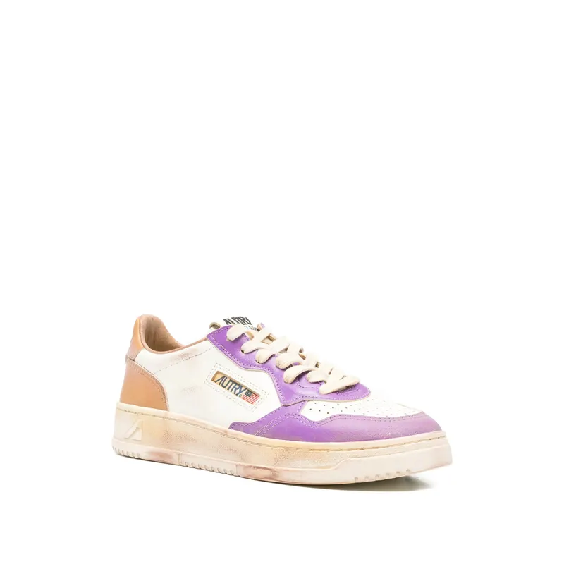 Autry Medalist Low Super Vintage “White/Purple” (AVLW SV59)