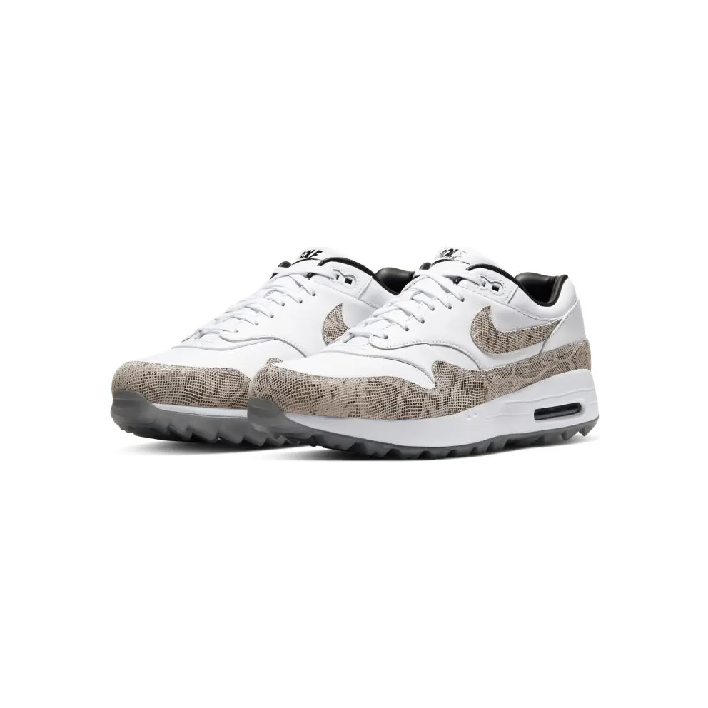 Nike Air Max 1 Golf Snakeskin White/Atmosphere Grey (CI6876-101)