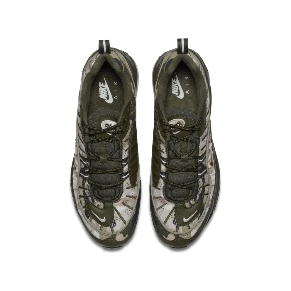 Nike Air Max 98 Camo Classic Cargo Khaki/Sunset Tint-Black (AQ6156-300)