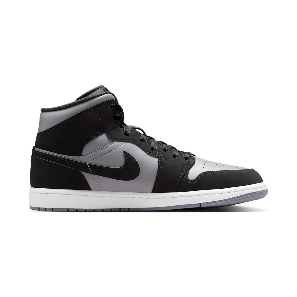 Nike Air Jordan 1 Mid “Black / Cool Grey / Light Armoury Blue” (IU7672-001)