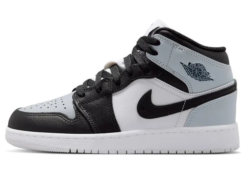 Air Jordan 1 Mid GS “Black Aura Squadron Blue” (DQ8423-002)