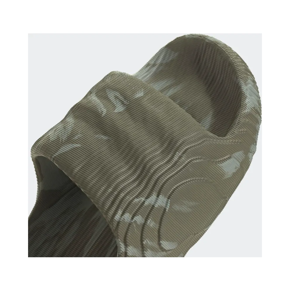 adidas Adilette 22 Slides Olive Strata Silver Green (HP6517)