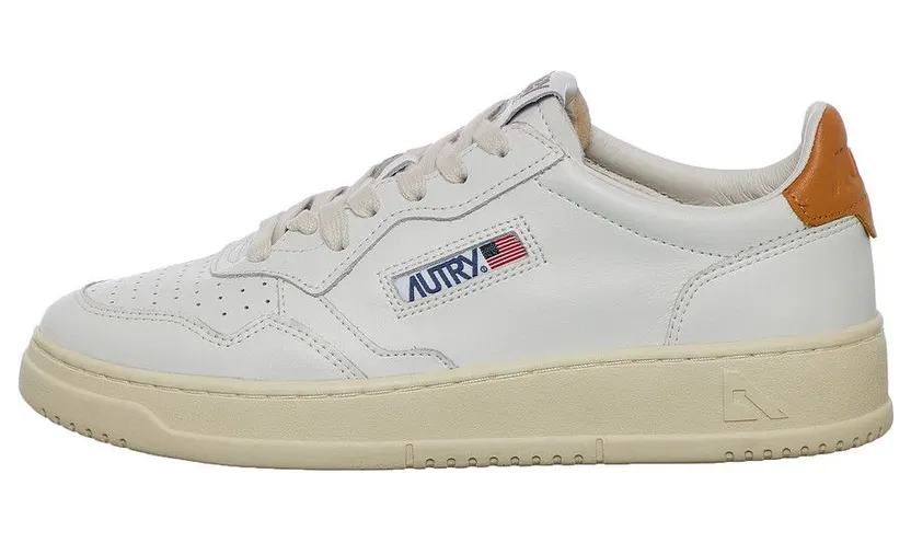 Autry Medalist Low White / Hny Yellow (AULMLL70)