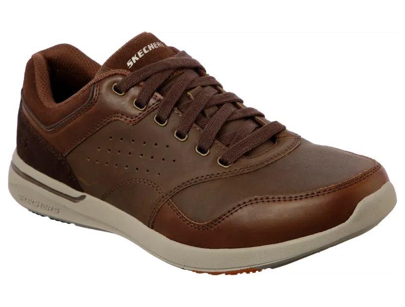 Skechers Relaxed Fit: Elent “Velago Sneaker Brown” (65406BRN)