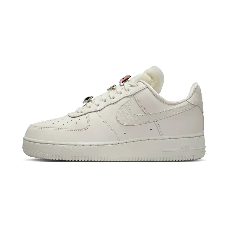 Nike Air Force 1 Low Premium Blings “Light Bone / Kelly Green / Pink Foam” (DN5463-001)