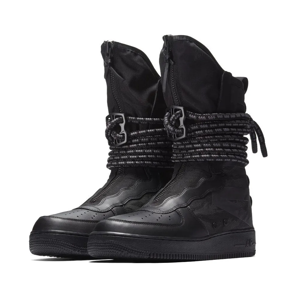 Nike SF Air Force 1 High Black Dark Grey Black/Black-Dark Grey (AA1128-002)