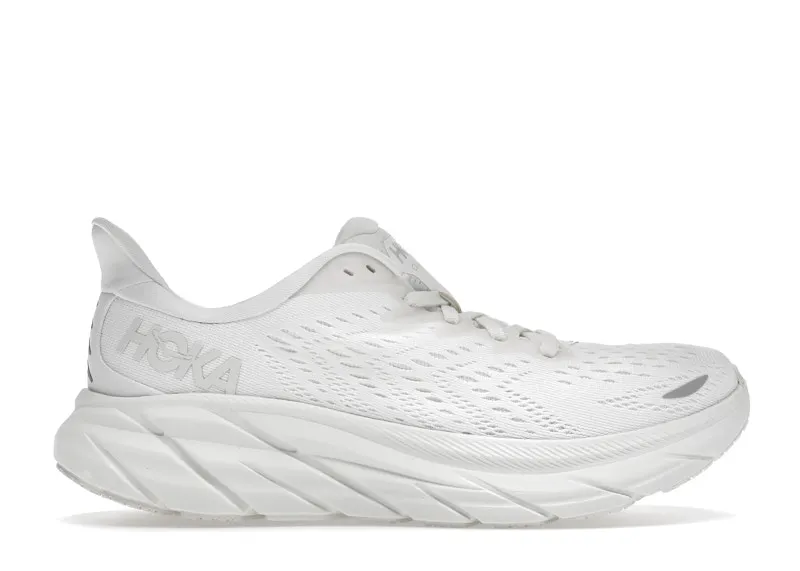Hoka One One Clifton 8 White (W) (1119394-WWH)