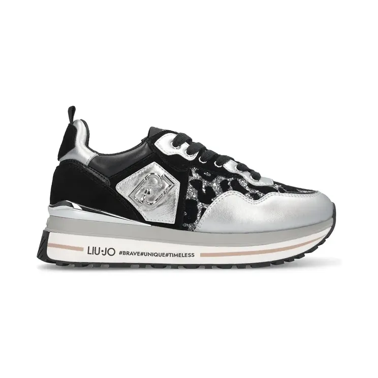 Liu Jo Calf Leather/Printed Silver/Black (BF5009PX682S1S01)