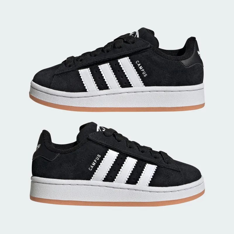 Adidas Campus 00s Comfort Closure with Elastische Veters Kids Core Black / Cloud White / Cloud White (JQ6386)