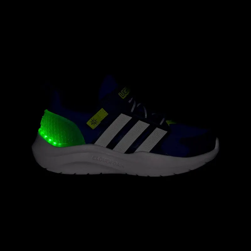 Adidas Lightorama Kids Lucid Blue / Cloud White / Solar Slime (JQ4158)