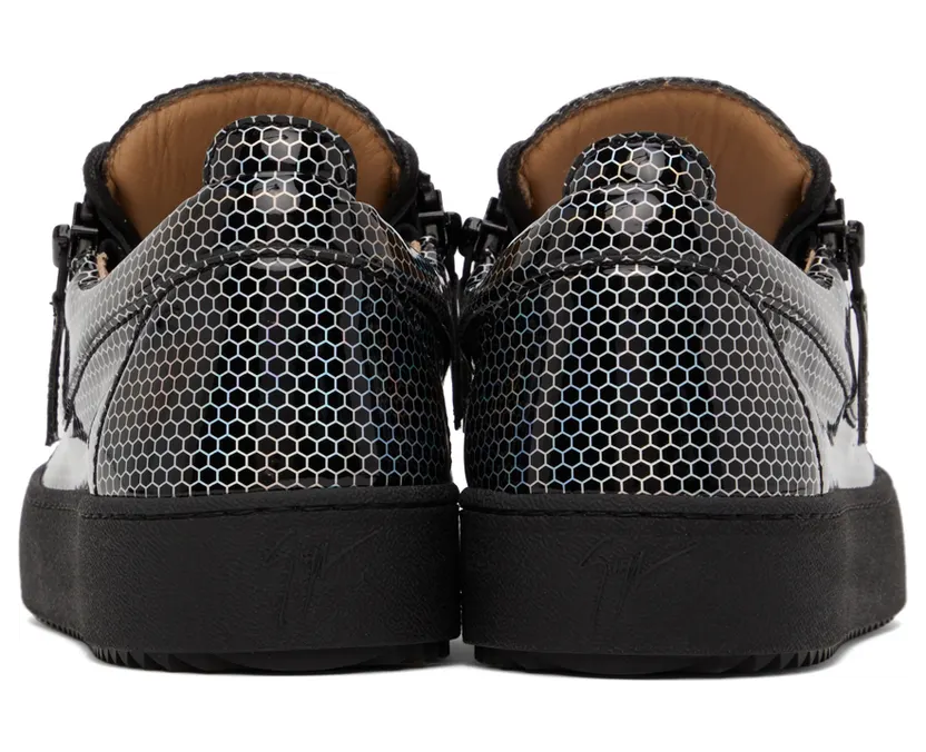 Giuseppe Zanotti Black Iridescent Frankie Sneakers (RU20005-92902) (2)