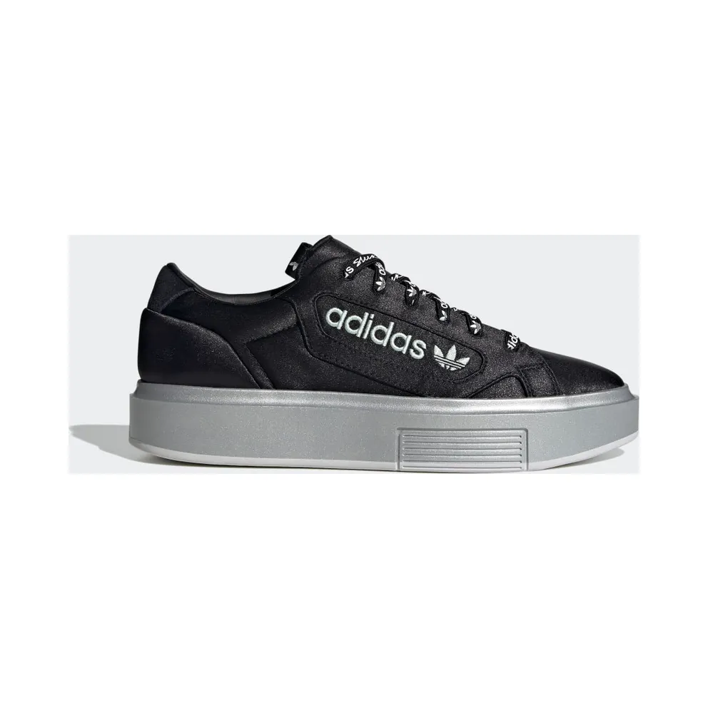 Adidas Sleek Super ‘Black’ Core Black/Silver Metallic/Dash Green (EG7881)
