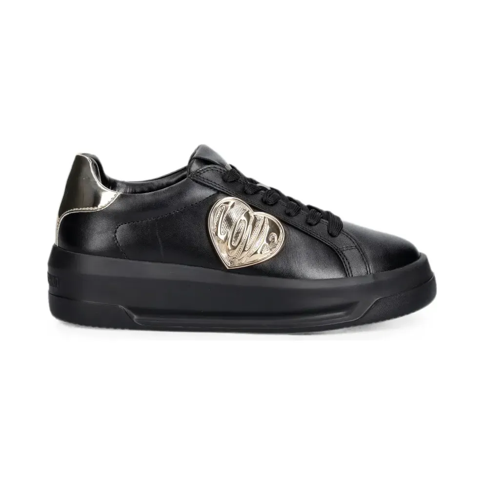 Love Moschino with hartpatroon and logoplakkaat – Black (JA15235G1PIAR)