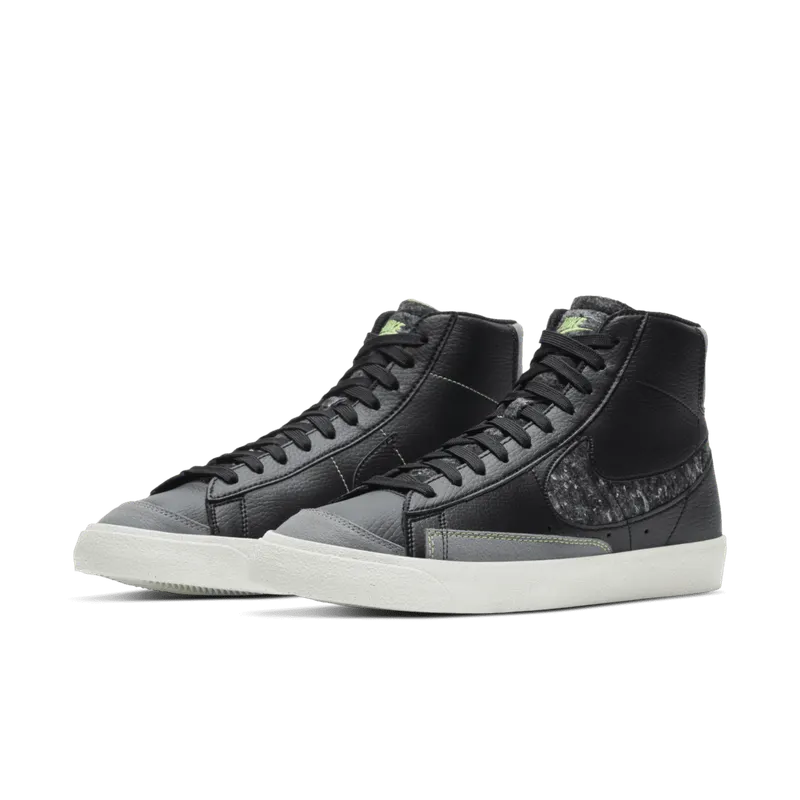 Nike Blazer Mid ’77 Vintage Black Light Bone Black/Electric Green/Light Bone (CW6726-001)
