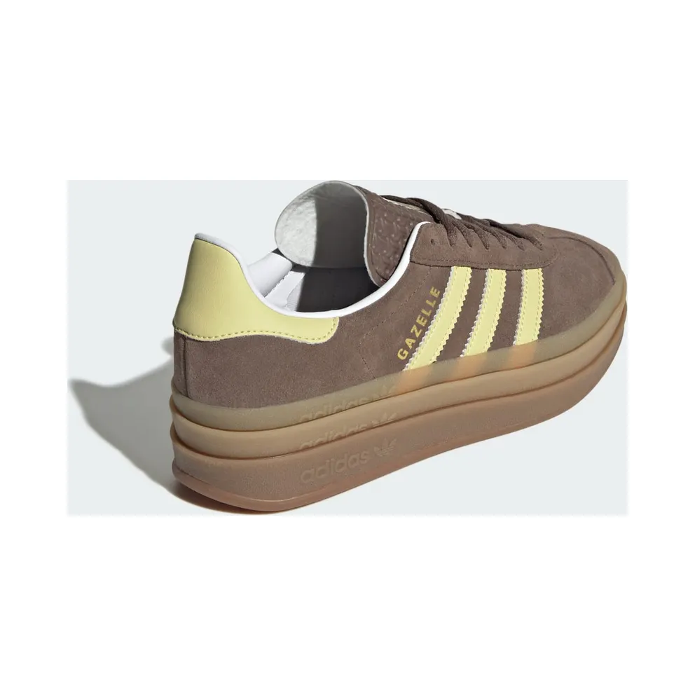 Adidas Gazelle Bold Earth Strata / Powder Yellow / Cloud White (JI2697)