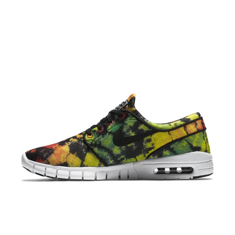 Nike SB Stefan Janoski Max Tie Dye Tour Yellow/Black-Green Pulse (807497-703)
