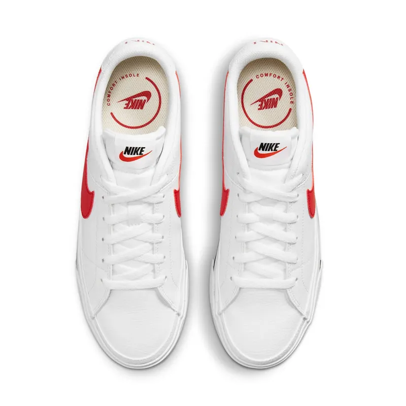 Nike Court Legacy White University Red (CU4150-105)