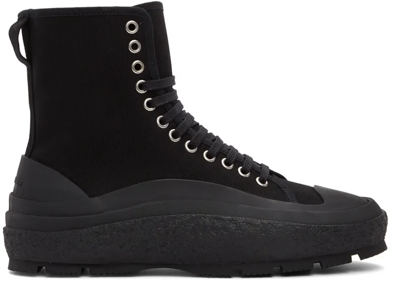 Jil Sander Black Canvas Chunky (JI37522A_15605)