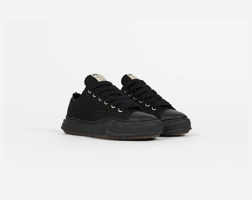 Maison Mihara Yasuhiro Peterson OG Sole Canvas Low Black (A01FW702-BLKBLK)