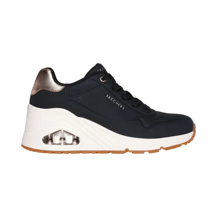 Skechers Uno Wedge “HI Steps” “Black” (177520BLK)