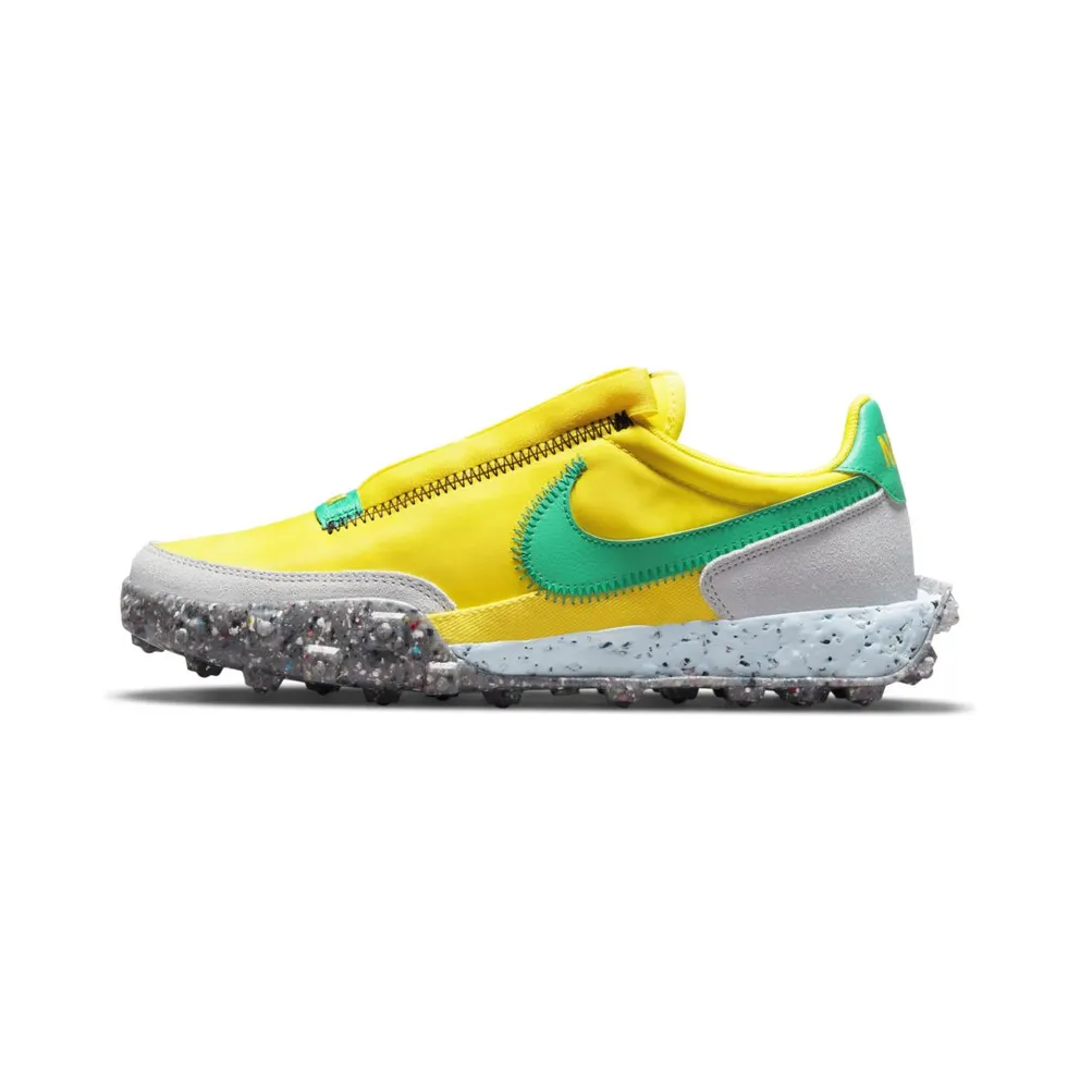 Nike Waffle Racer Crater Yellow 50% Sustainable Materials (CT1983-701)