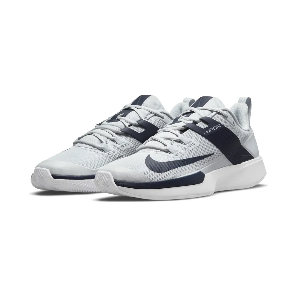 NikeCourt Vapor Lite (gravel) Grey “Pure Platinum / White / Obsidian” (DH2949-007)