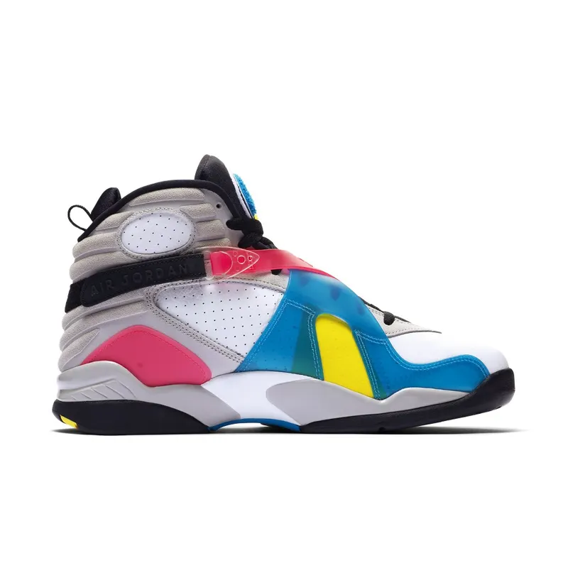 Jordan 8 SP Retro SE White Multicolor White/Black-Red Orbit (BQ7666-100)