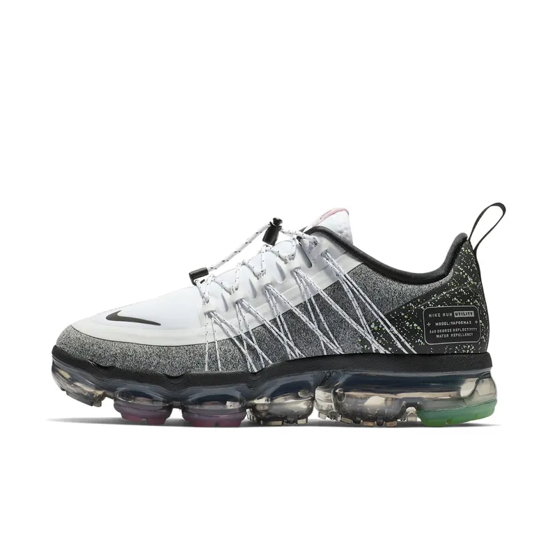 Nike Air VaporMax Run Utility White Black (W) White/Lime Blast-Pink Foam-Black (AQ8811-101)