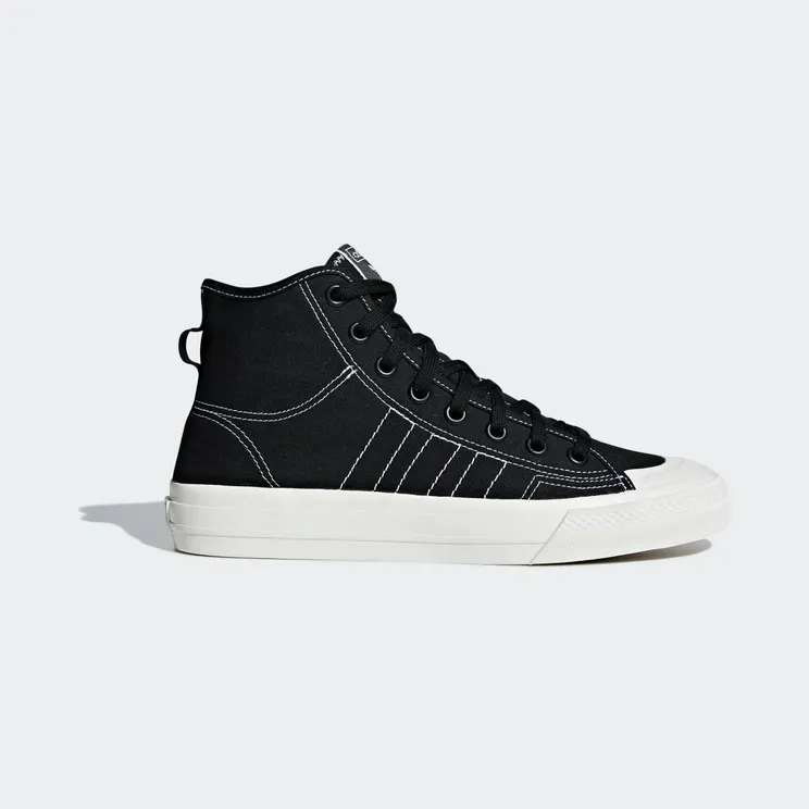 adidas Nizza Rf Hi “Core Black / Cloud White / Off White” (F34057)