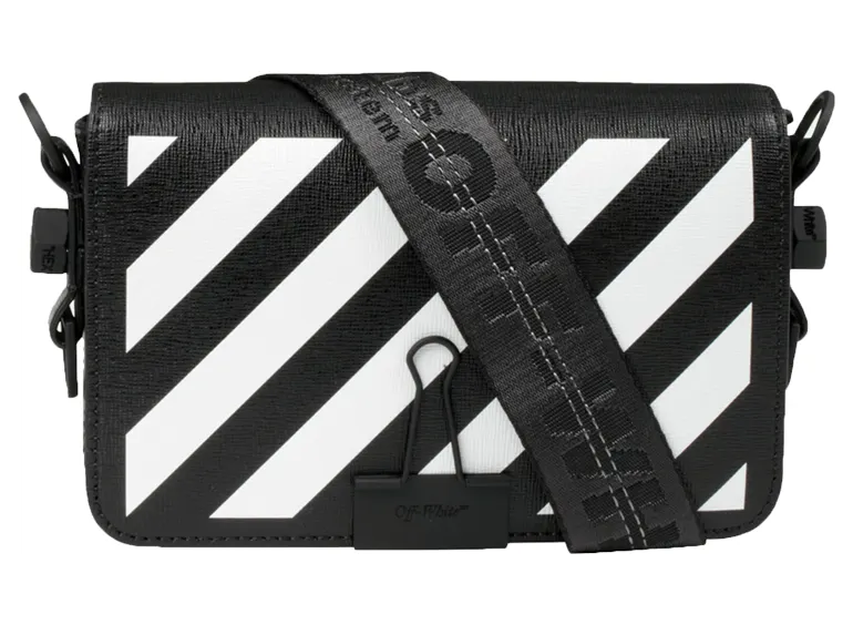 Off-White Binder Clip Bag Diag Mini Black White (OW)