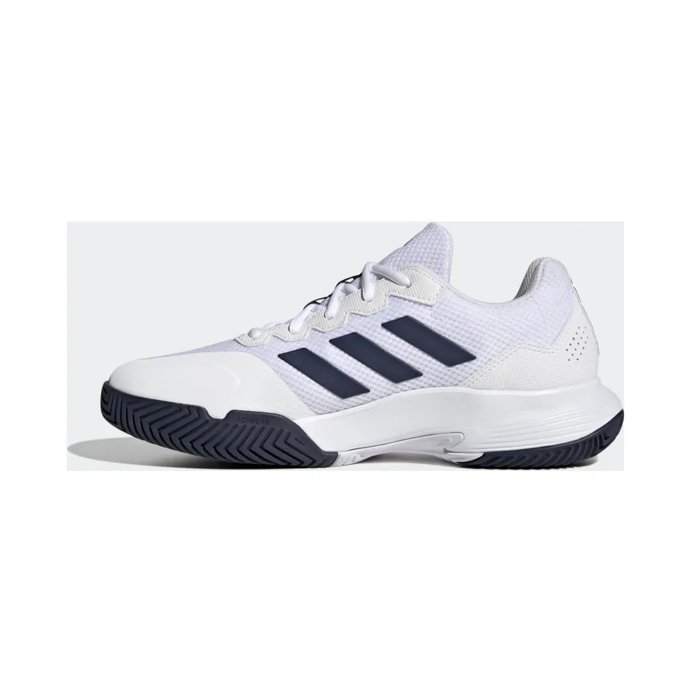 adidas Gamecourt 2.0 Tennis Shoes Cloud White / Team Navy Blue 2 / Cloud White (HQ8809)
