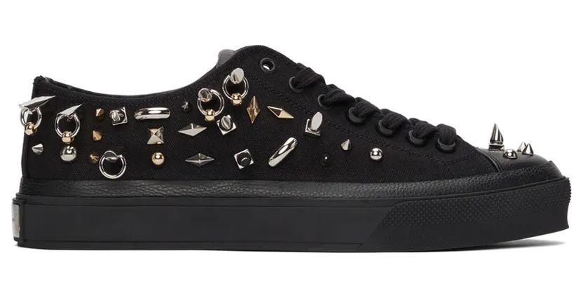 Givenchy Black Low City Sneakers (BH0050H0XR)