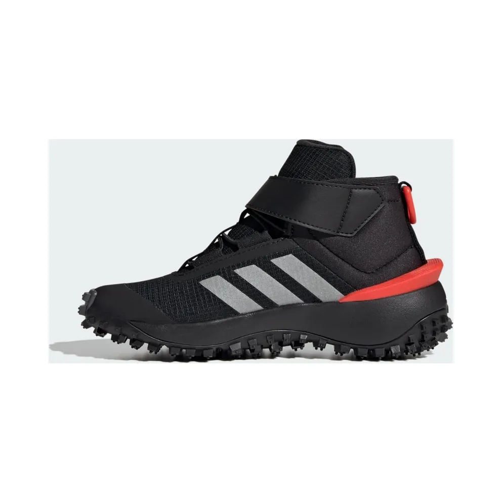 Adidas Fortatrail Kids Core Black / Silver Metallic / Bright Red (IG7263)