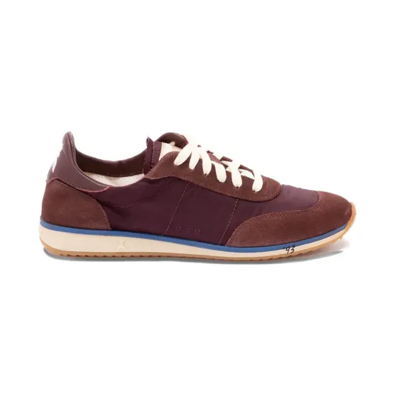 Patrizia Pepe Low-top met suède vlakken “Brown” (2Z0054V040)
