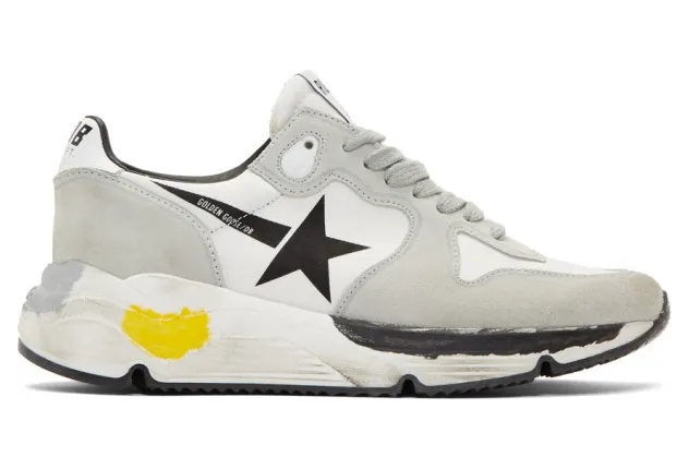 Golden Goose Grey Running Sole Sneakers (G35WS963.A1)