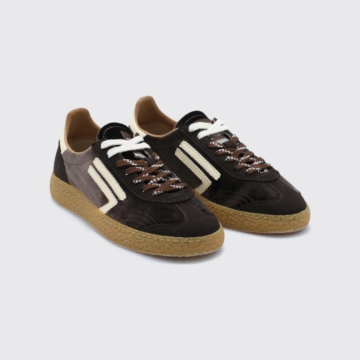 Puraai 6.01 XS Sneakers in Vegan Leather and Recycled Microsuede Brown (PU601X025)