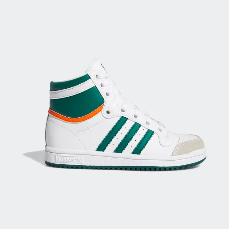 adidas Top Ten Hi Cloud White / Collegiate Green / Orange (EF2838)