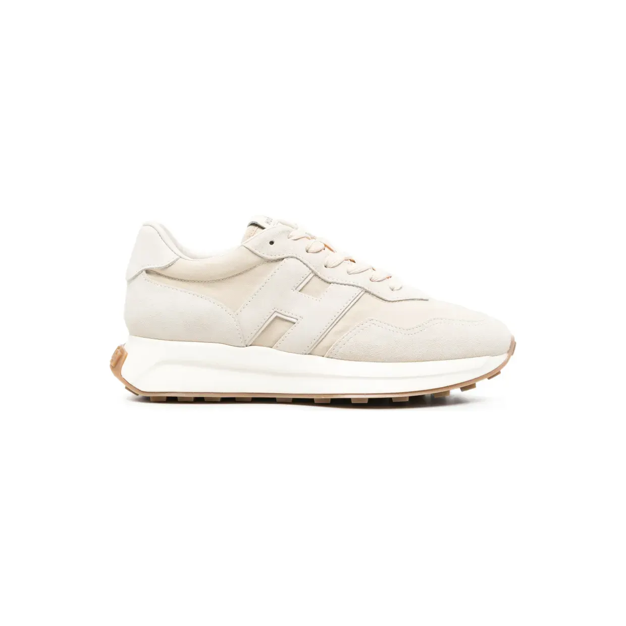 Hogan H641 logo-patch sneakers – Beige (HXW6410FZ40V4S)