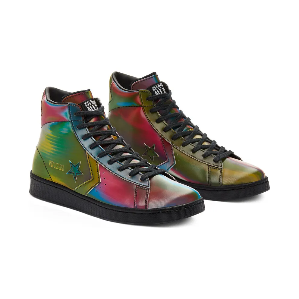 Converse All Star Pro Leather High Top Black/multi/white (170494C)