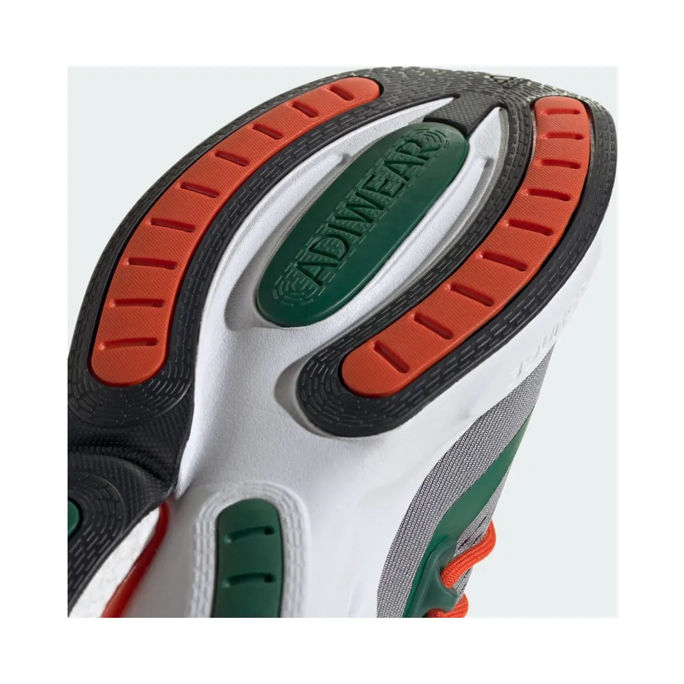 adidas Miami Alphaboost V1 Grey Team Dark Green Team Orange (IE1038)