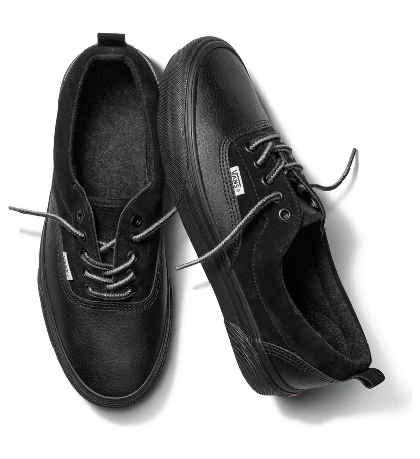 VANS Gepersonaliseerde Total Black Leather Mte Era Zwart (VN0A3VC0080)