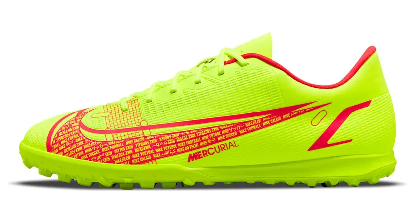 Nike Vapor 14 Club TF Volt Bright Crimson (CV0985-760)