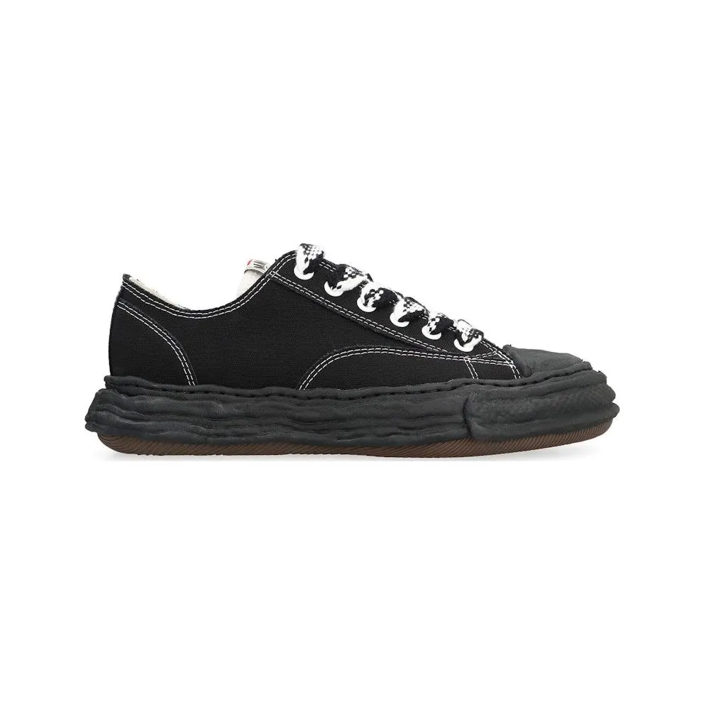 Maison Mihara Yasuhiro Peterson 23 OG Sole Canvas Low Black White Checkered Laces (A12FW707)