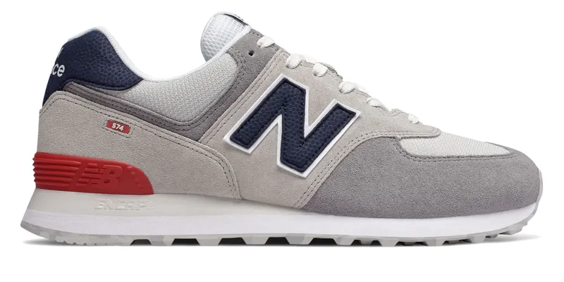 New Balance  574 Marbled Street Grey White/Navy-Red (ML574UJD)
