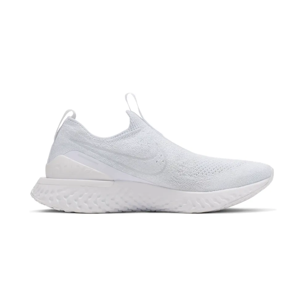 Nike Epic Phantom React Flyknit White Pure Platinum (W) White/White-Pure Platinum (BV0415-100)